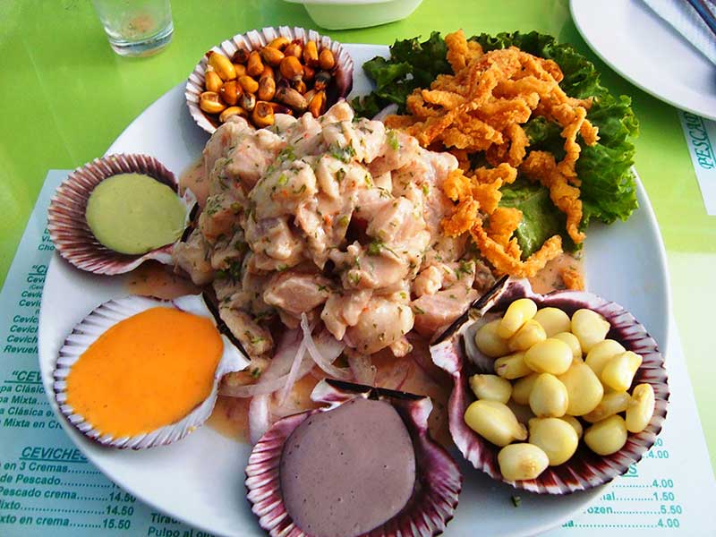 ceviche in Lima Peru