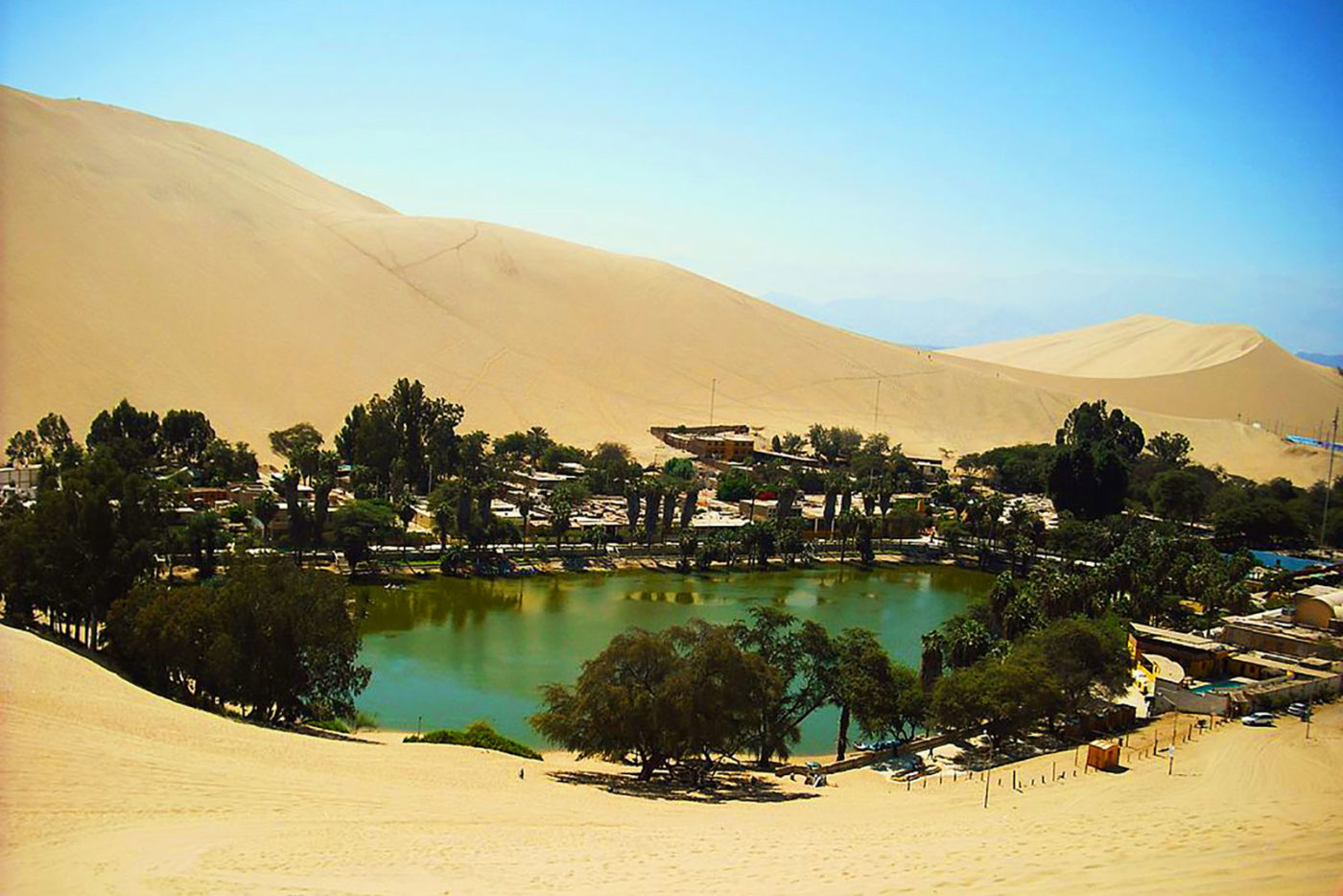 Huacachina Oasis in Ica Peru