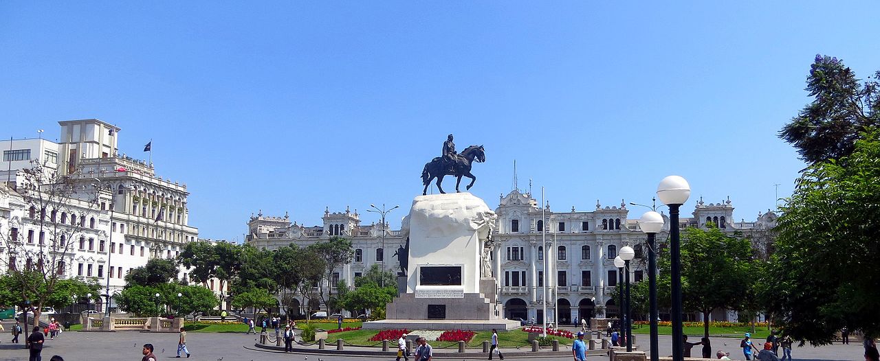 Plaza San Martín en Lima Perú