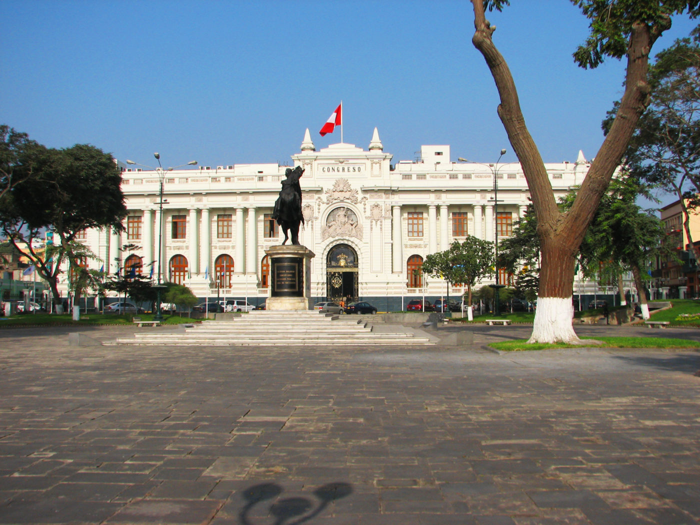 Congress Building in Lima Peru