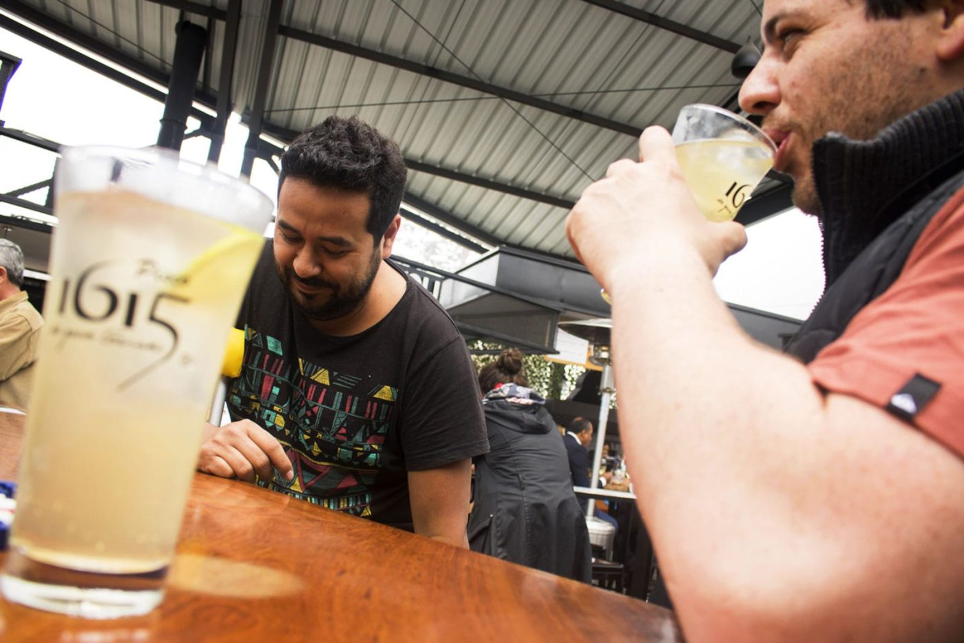 Day Trip From Pisco Peru Drinking Pisco Sour
