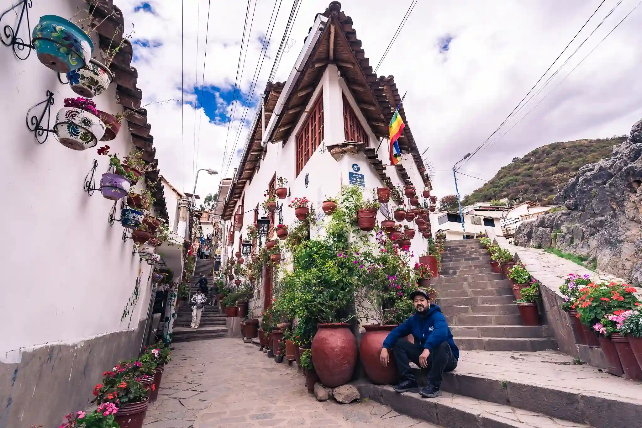 View over the rooftops of Cusco at 3,400 meters above sea level