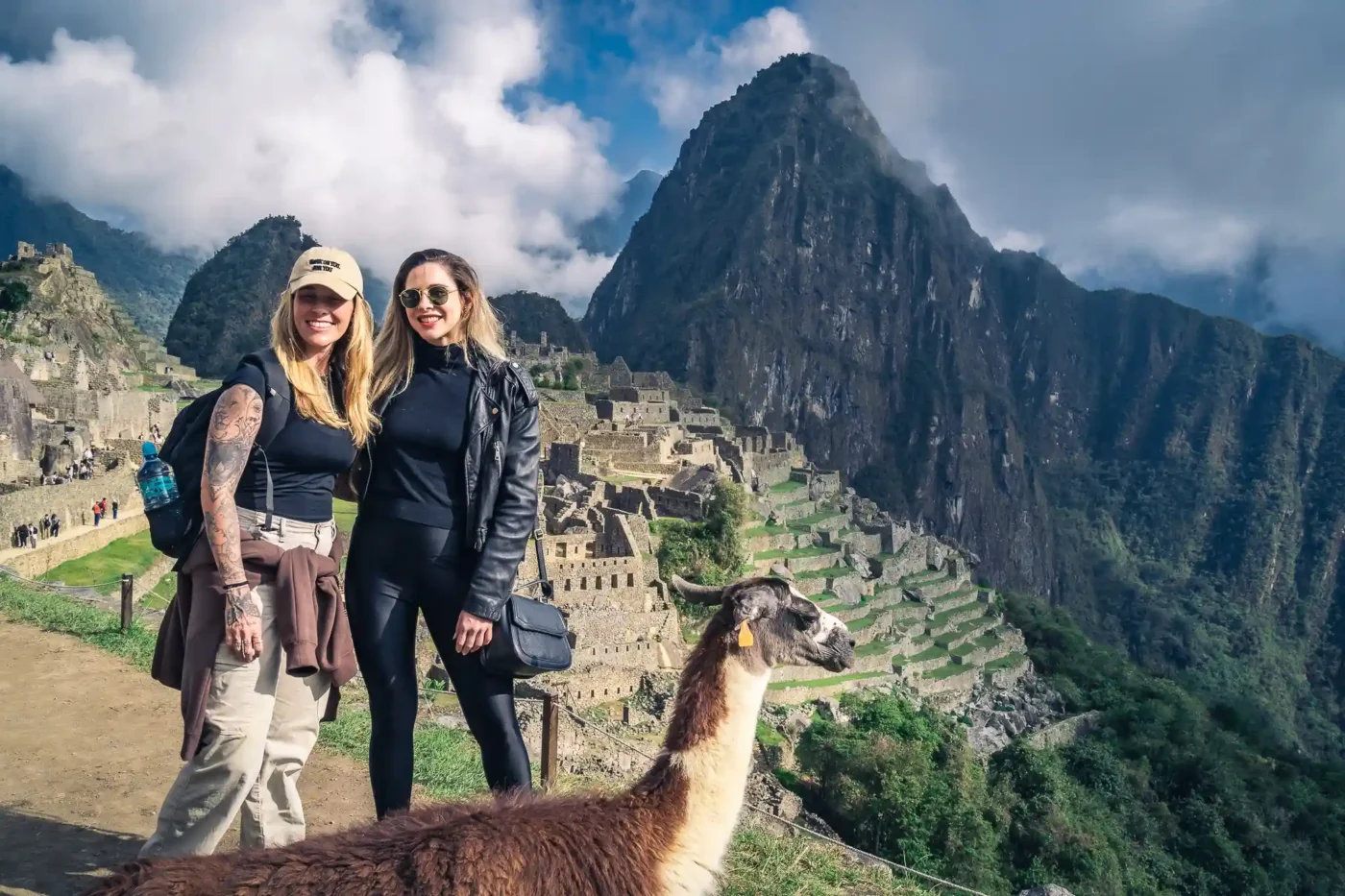 Machu Picchu citadel at about 2,430 meters above sea level